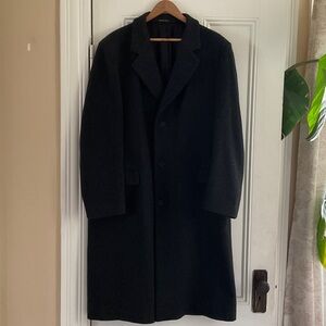 Classic Charcoal Grey Dress Coat